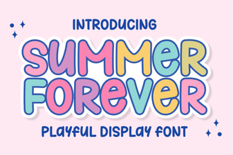 Design Your Summer Forever Font Display Projects