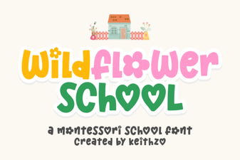 Free Download & Creative Uses for Wildflower School Font