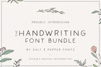 Handwriting Font Bundle for Creative Projects
