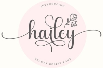 Hailey Font for Creative Design Projects